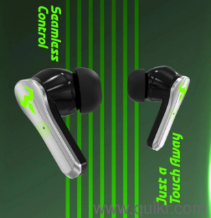NB126 Aster V5.4 Upto 50Hr Playtime* 45Ms Latency Fast Charging RGB Gaming TWS Bluetooth Headset (Electric White, True Wireless)