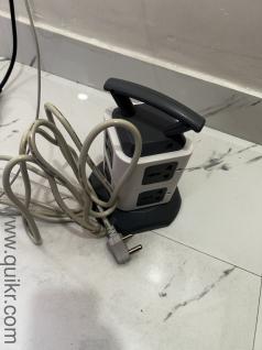 ZEBRONICS ZEB-TS3120USB, 2500 watts Power Extension Socket Comes with 7 Universal Socket, 2 USB (2.1