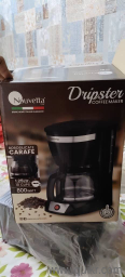 Untouched Coffee Maker with all accessories and original packaging and bubble wrap