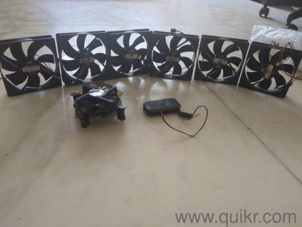 Free Cooler master 6 case fans with 1 intel CPU fan