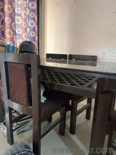 Wooden Dinning Table With 4 chair