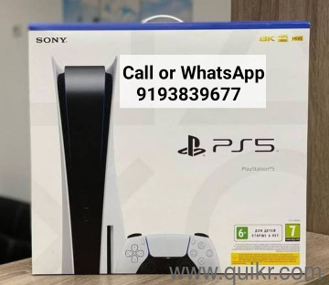 SONY PlayStation 5 Console (1TB, 2 Controller, 3 Games) Under Sony Warranty With Bill Box, CALL on 9193839677.