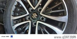 Ertiga ZXI diamond cut alloy with new tyres