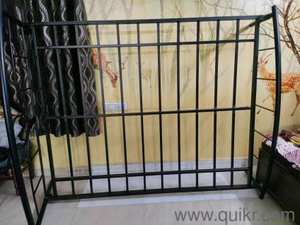 queen metal bed excellent condition,3 seater sofa set with 2 sofa chairs good condition,1 manual exercise treadmill machine working condition 