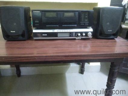 PIONEER  Double Cassette Deck / PHILIPS  Tuner Amplifier  with  Speakers