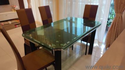 Glass Top Dining Table