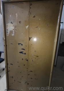 1965 Original Heavy-Duty Double Door Iron Almirah, condition - perfect, just colour rust , all keys are available and in working condition