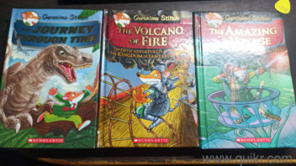 Geronimo Stilton Books  Journey Through Time + Kingdom of Fantasy 3 & 5 (Huge Discount!)