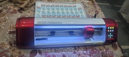 Sticker cutting plotter machine 