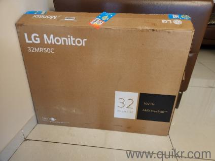 LG 32in curved monitor unboxed never used