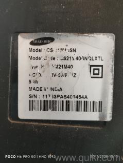 SAMSUNG DNIeJR 21' CRT TV HDMI port , No issues ,No Repair required, Clean ,plug & play
