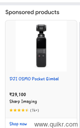 dji osmo with waterproof one piece has left 