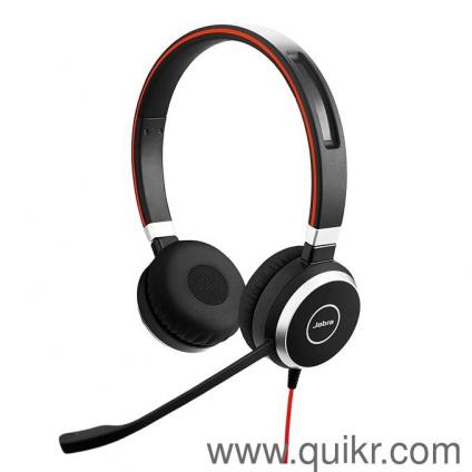 Jabra Evolve 40 UC Wired Over The Ear Headset with Mic (Black) - Sealed