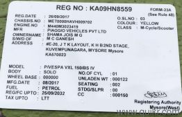 LML Piaggio  Vespa VX - 2017