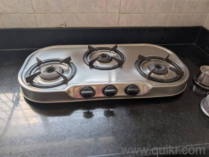 3 Burner Gas Stove For Sell 1 Year Old