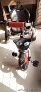 Tricycle and baby panda car