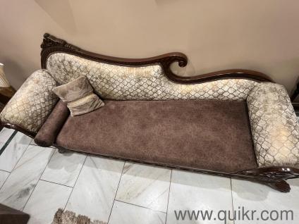 Aarsun Woods Handcrafted Royal Diwan Couch