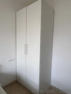 Its a super spacious 2 door wardrobe with huge storage spaces to hang, in the drawers with additional shoe racks too.
