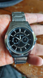 Titan Octane Quartz Multifunction Black Dial Watch for Men