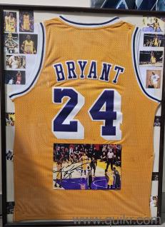 Kobe Bryant Game Worn and Signed NBA Jersey