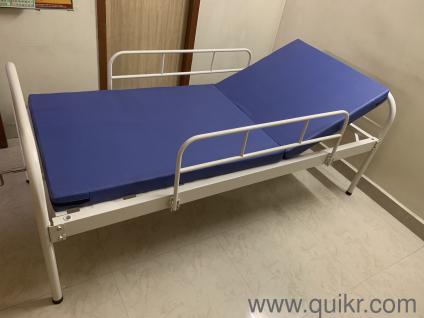 Semi Fowler cot with mattress and Wheel chair for Sale