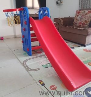 Playgro Slider for kids Indoor and Outdoor with Basketball net
