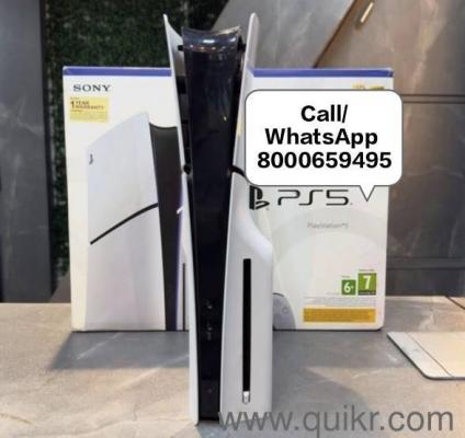 Call/Whatsapp 80O0659495 SONY PS5 Disc Slim 1TB & 2 Controller ,2 CD Games With Bill box & Sony Warranty