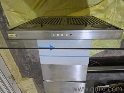 Unused Faber 90cm Island Chimney  Premium Glass Model, New Condition