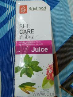 Krishna Ayurvedic She Care Juice  New & Seal Pack