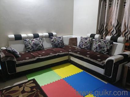 6 seater L shape sofa plus centre table available for sale 