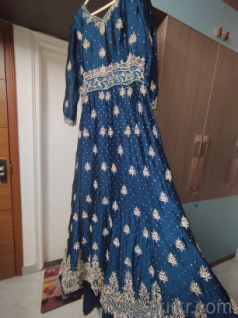 Bridal Long Gown With Dupatta 