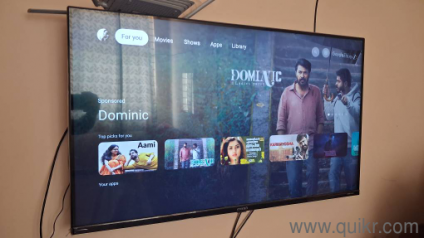 4k tv, 43 inches, brand new