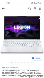 Lenovo Legion 5 Gaming laptop