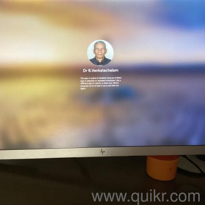 HP 27 inches docking monitor