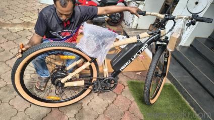 2 month used new electric cycle 