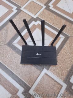 WiFi Router- TP-Link Archer AC1200 Archer C6 Wi-Fi Speed 867 Mbps/5 GHz Antennas, Dual Band, Black & White Color