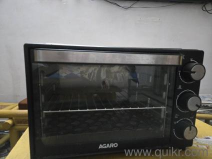 AGARO GRAND 30 Litres Oven Toaster Grill, Motorized Rotisserie & Convection, OTG with 6 Heating Modes, Cake Baking (Black)