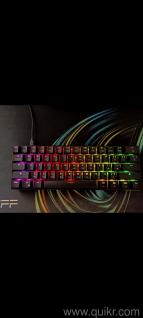 Cosmic Bye Mechanical Keyboard. Per Key RGB. With braded usb C cable.