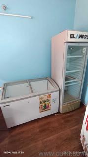 ELANPRO Ice Cream Display Freezer  Best for Shops & Cafes