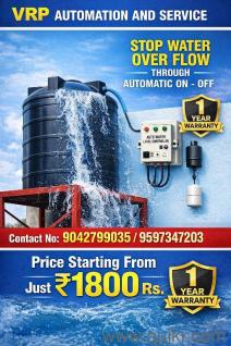 Automatic water tank controller and home automation 