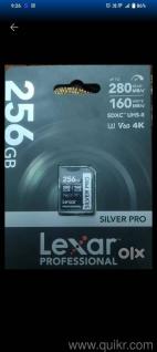 Brand New Lexar Professional 256GB SD Card (Silver Series)Sealed Pack 