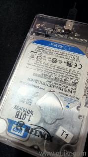 External/internal hard drive for storage 