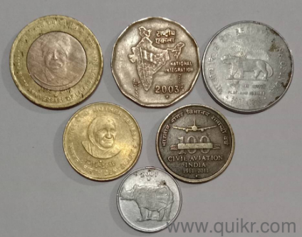 Old Indian & Foreign Coin Collection  Commemorative Coins