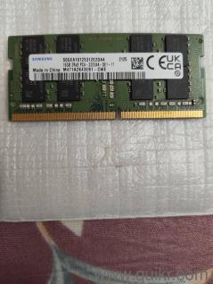 less used , ddr4 16gb ram 3200ghz