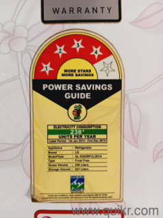 258 Lt LG Double Door Fridge Good Condition .