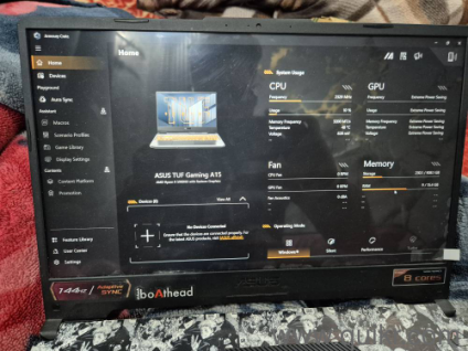 3 Months Croma Warranty! ASUS TUF Gaming F15 FA506QM Ryzen 9, RTX 3060, 16GB RAM, 57,000, like new condition.