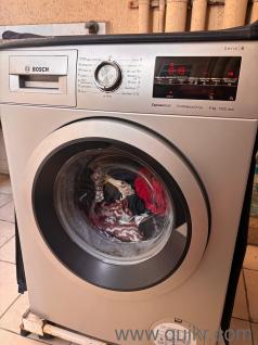 Bosch 8 kg Inverter ExpressWash Fully Automatic Front Load with In-built Heater Silver