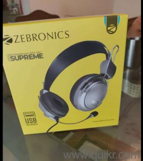 Unused Zebronics Supreme headphone with mic(usb jack)
