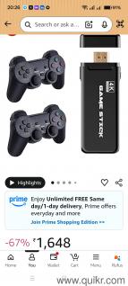 GSH USB Wireless Console Game Stick Video Game Console Built-in 3000 Classic Games 8 Bit Mini Retro 