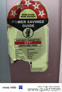 5 star rating LG Double door 